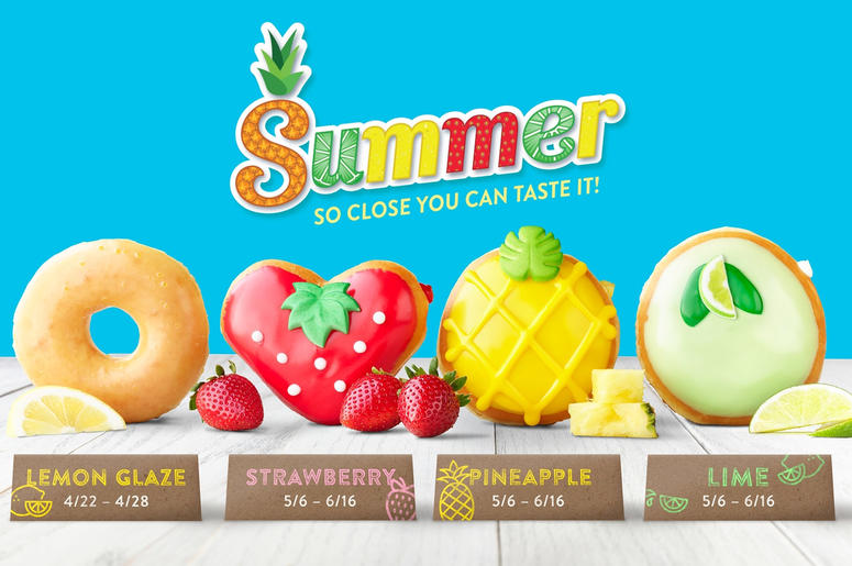 Krispy Kreme Lemon Glaze & Fruit Collection Krispy Kreme Lemon Glaze & Fruit Collection