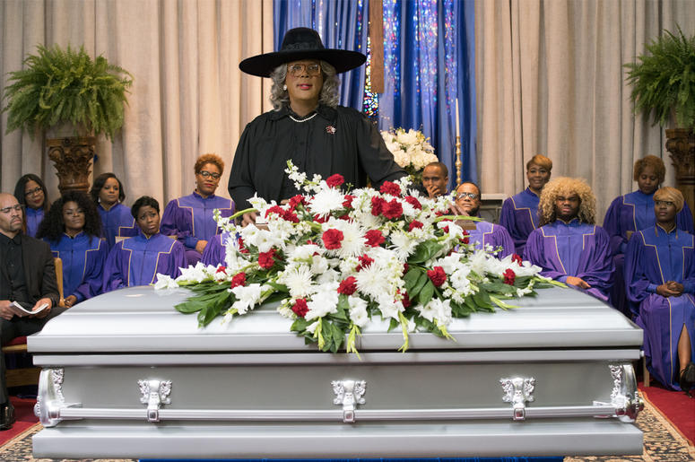Tyler Perry starring as Madea in Tyler Perry's "A Madea Family Funeral Tyler Perry starring as Madea in Tyler Perry's "A Madea Family Funeral (Photo credit: Lionsgate)
