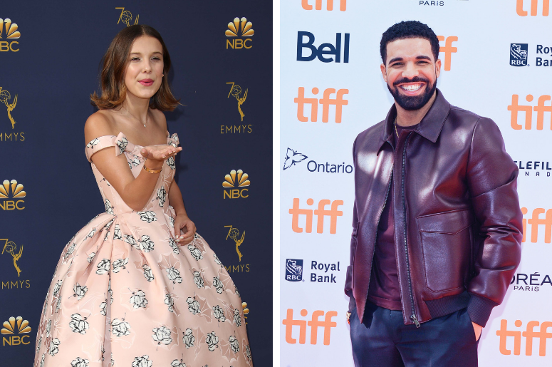 Millie Bobby Brown and Drake Millie Bobby Brown and Drake (Photo credit: Dan MacMedan, Admedia)