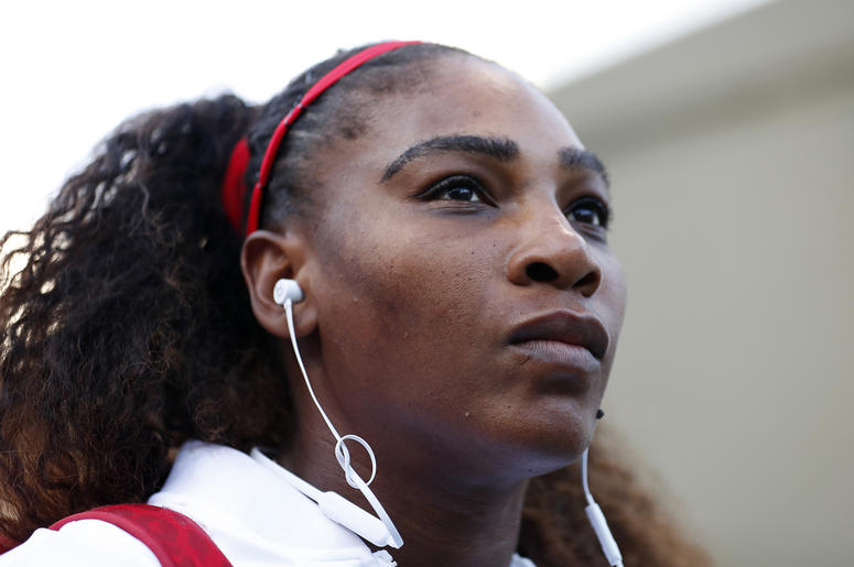 a316567422c44d8a9daf639d19a8f1da In this Tuesday, July 31, 2018, file photo, Serena Williams, of the United States, waits to walk onto the court before the match against Johanna Konta, from Britain, during the Mubadala Silicon Valley Classic tennis tournament in San Jose, Calif. William