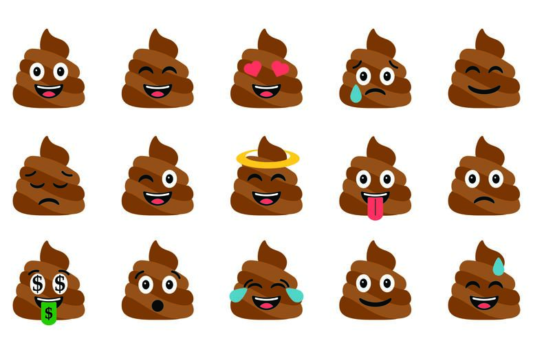 Poop emojis