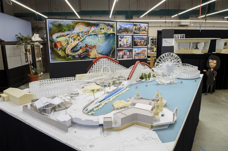 WALT DISNEY IMAGINEERING WORKING MODEL OF PIXAR PIER WALT DISNEY IMAGINEERING WORKING MODEL OF PIXAR PIER