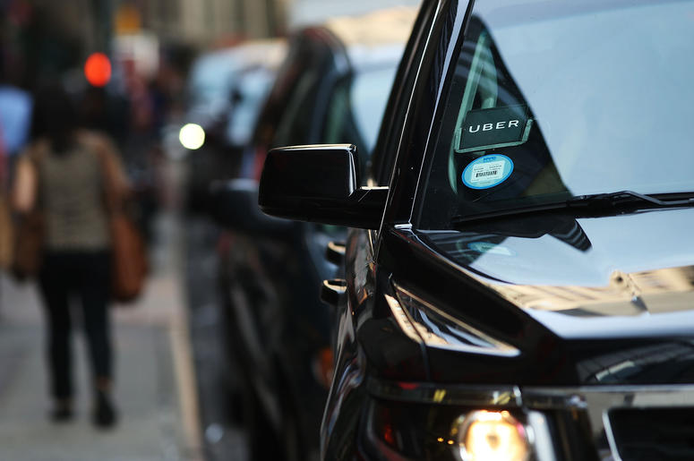 An SUV that drives for Uber