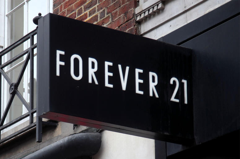 Forever 21 5/29/2018 - A branch of Forever 21 next to an H&M store on Oxford Street, central London. (Photo by PA Images/Sipa USA)