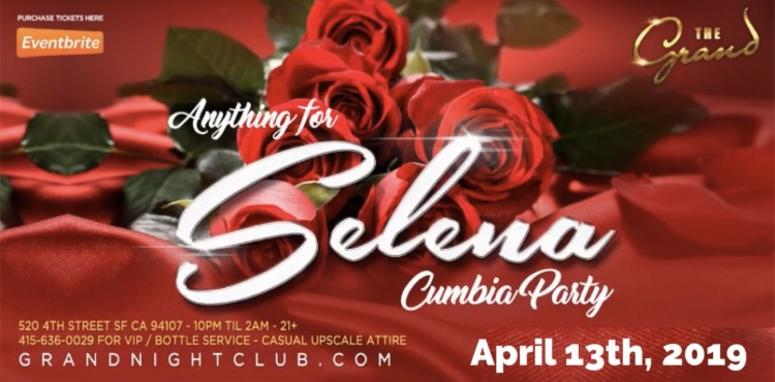 Anything For Selena Cumbia Party Hosted by Chuy Gomez Anything For Selena Cumbia Party Hosted by Chuy Gomez