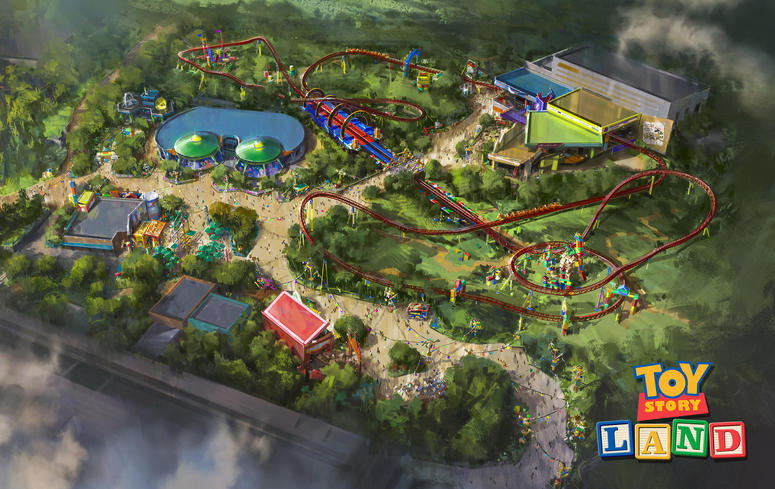 Toy Story Land Map Toy Story Land Map