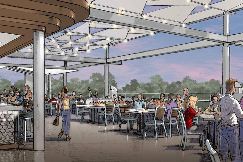 Artist Rendering of Ballast Point Brewery at Downtown Disneyland Artist Rendering of Ballast Point Brewery at Downtown Disneyland