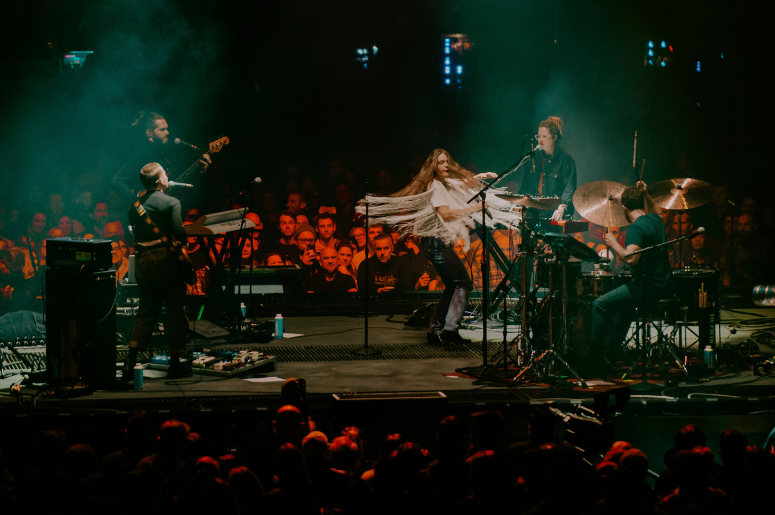 Maggie Rogers performs at the Delta tour in Philadelphia, PA Maggie Rogers performs at the Delta tour in Philadelphia, PA