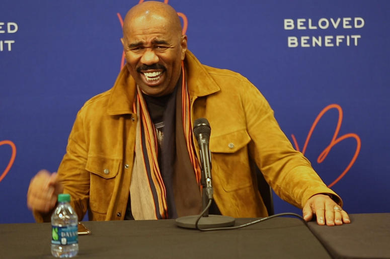 Steve Harvey at Beloved Benefit Steve Harvey at Beloved Benefit