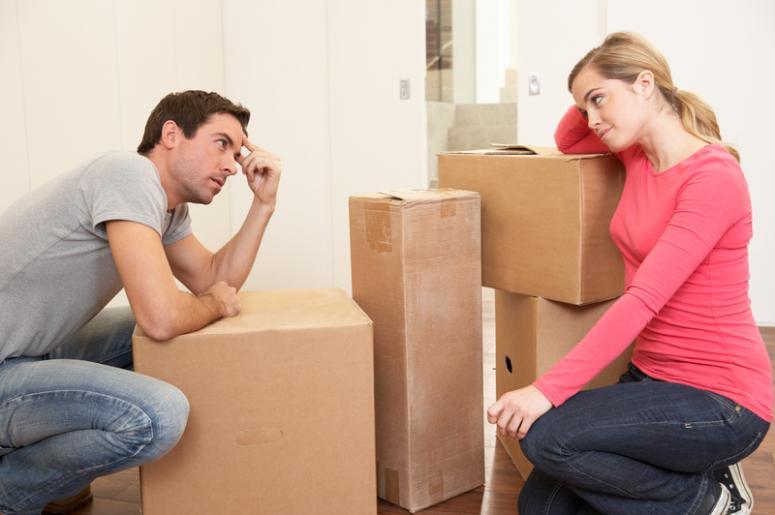 Couple Moving