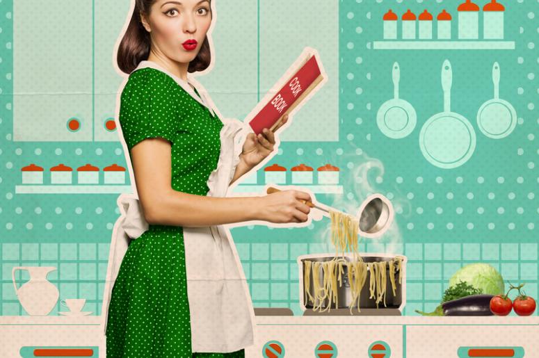 Woman Cooking