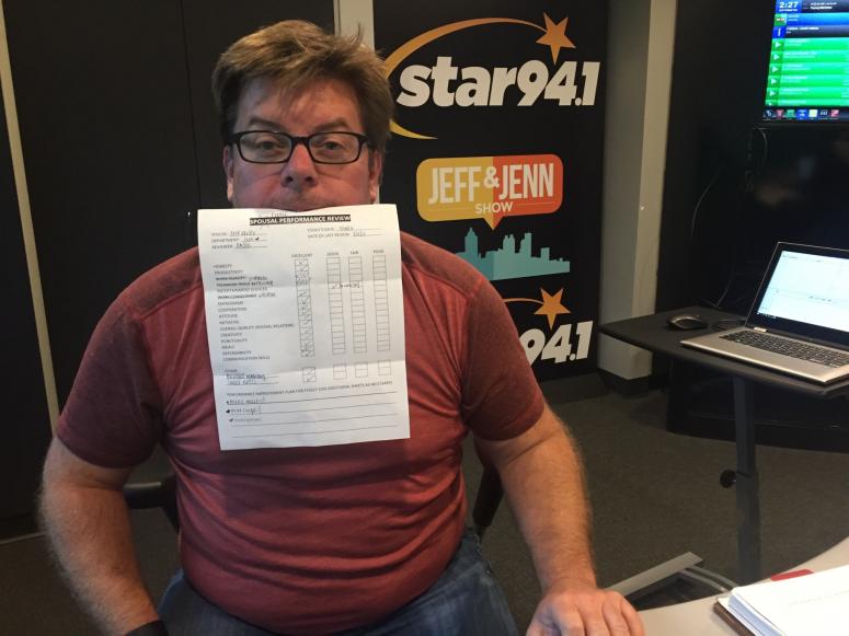 Jeff's Spousal Performance Review