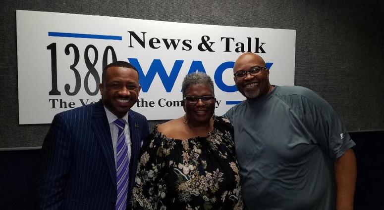 President of Morris Brown Kevin James with Morris Brown Alum Joyce Littel & Derrick Boazman President of Morris Brown Kevin James with Morris Brown Alum Joyce Littel & Derrick Boazman