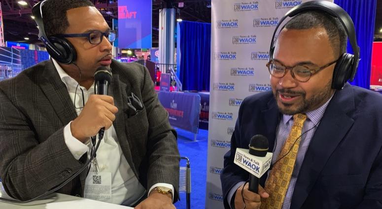 Rashad Richey at Super Bowl LIII Rashad Richey at Super Bowl LIII