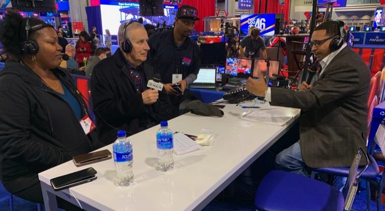 Rashad Richey at Super Bowl LIII Rashad Richey at Super Bowl LIII