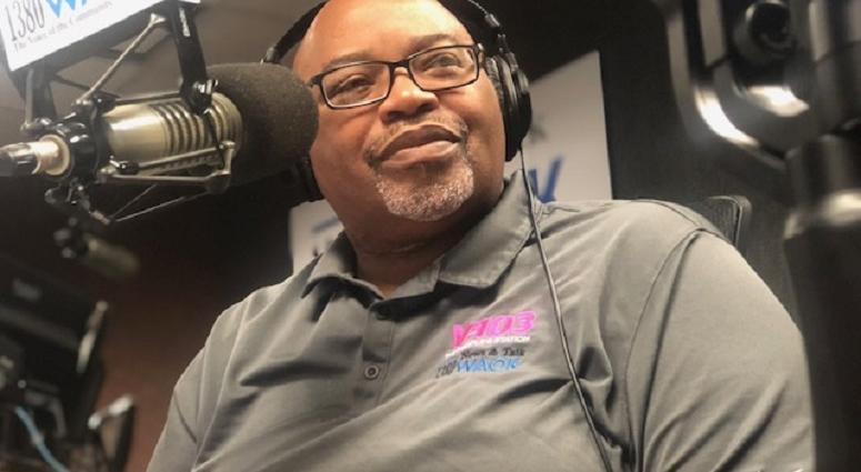 Derrick Boazman inside the WAOK Studio Atlanta, Ga 7/17/19 Derrick Boazman inside the WAOK Studio