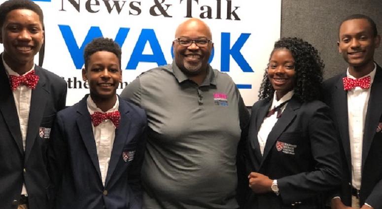 DB with Keith, Keanan, Laney & DJ members of the Harvard Diversity Project Debate Team 7/17/19 Derrick Boazman with members of the Harvard Diversity Project Debate Team