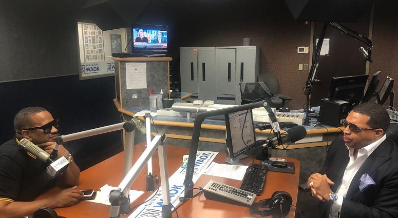 Rashad Richey Talking with CEO Ray Daniels inside WAOK studios 9/18/19 Rashad Richey Talking with CEO Ray Daniels