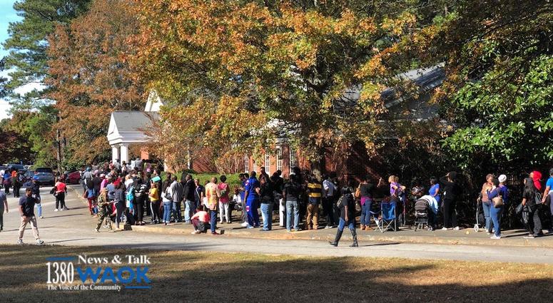 Line For Tickets To See President Obama Line For Tickets To See President Obama