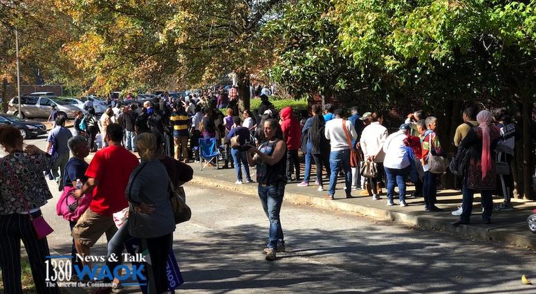 Line For Tickets To See President Obama Line For Tickets To See President Obama