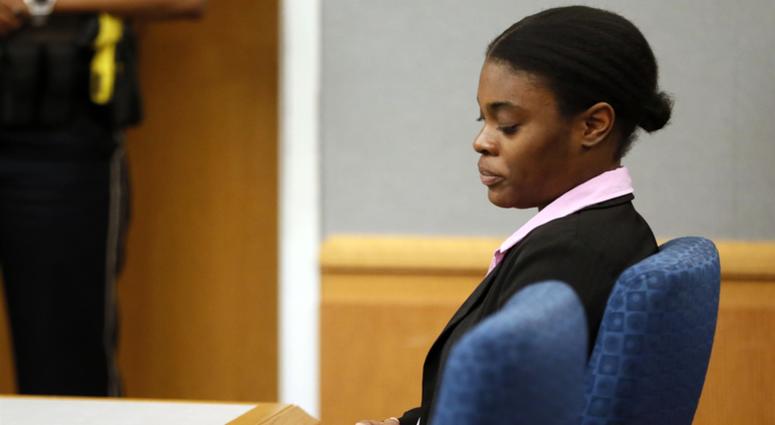 Tiffany Moss is sentenced to death after being found guilty of murder in Lawrenceville, Georgia, on April 30, 2019.
