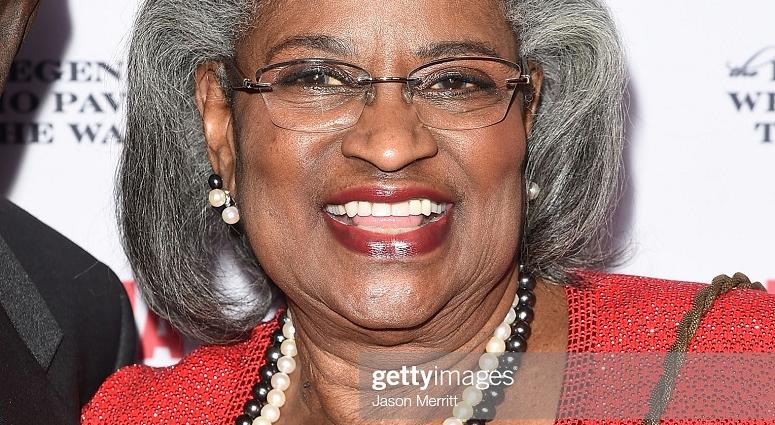 Juanita Abernathy and her son attend the 'Selma' and The Legends Who Paved The Way Gala at Bacara Resort on December 6, 2014 in Goleta, California Juanita Abernathy and her son