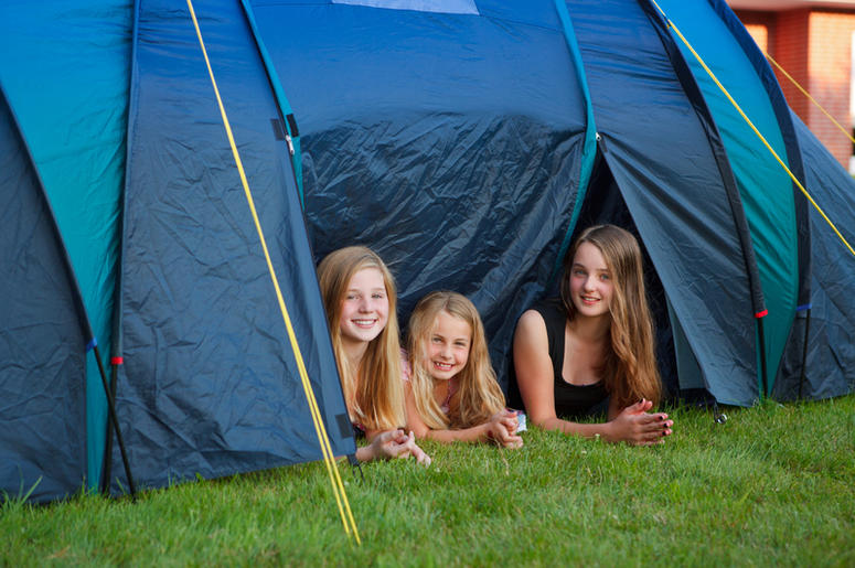 Girls Camping Girls Camping