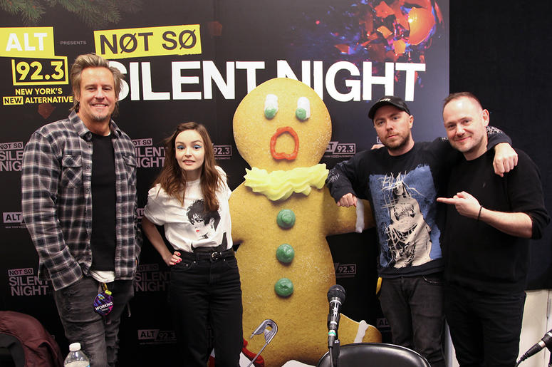 Backstage at Not So Silent Night
