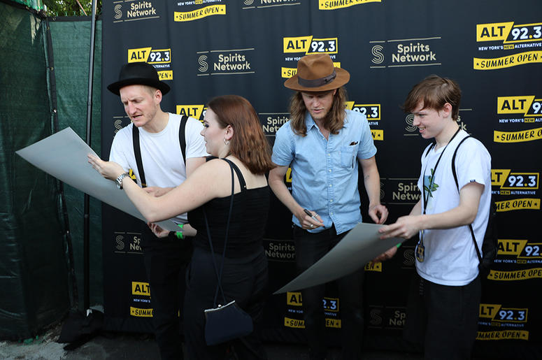 The Lumineers Meet Fans at ALT 92.3 Summer Open Set 1