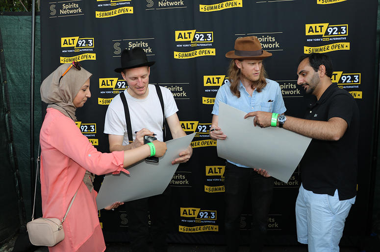 The Lumineers Meet Fans at ALT 92.3 Summer Open Set 1