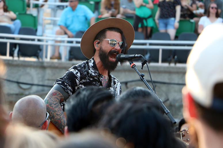 Chris Carrabba of Dashboard Confessional Performs at ALT 92.3's Summer Open Set 2