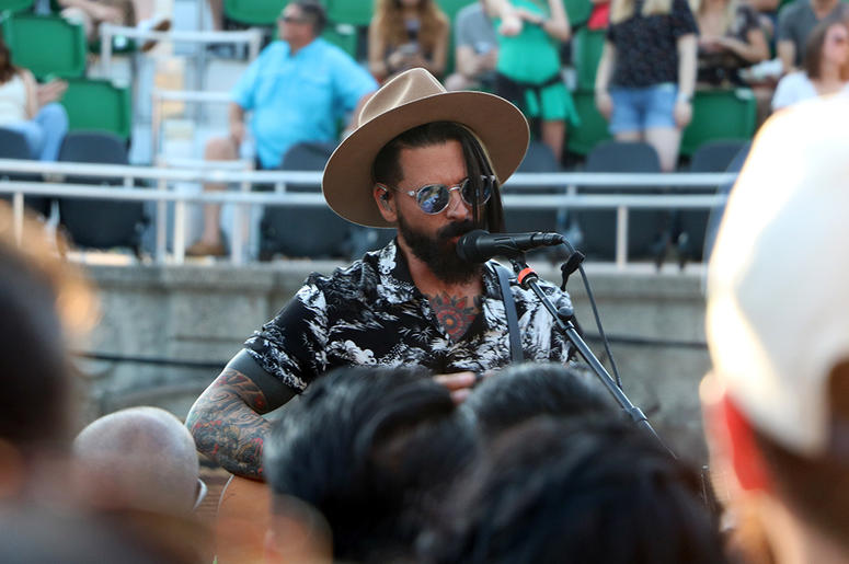Chris Carrabba of Dashboard Confessional Performs at ALT 92.3's Summer Open Set 2