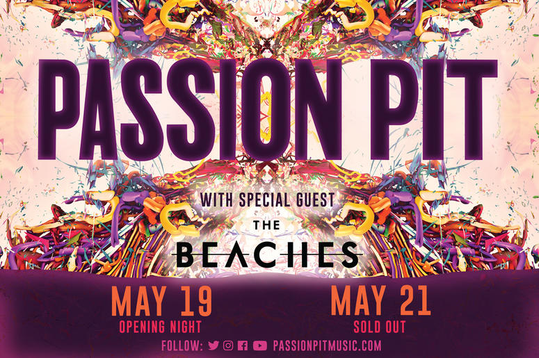 Passion Pit Tour 2019
