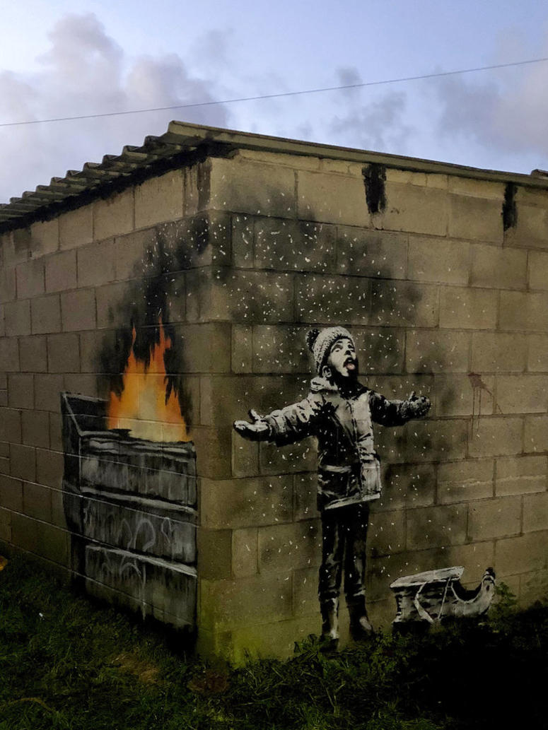 Banksy Wales Piece