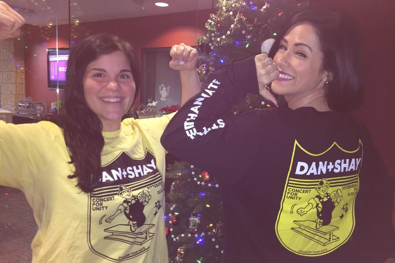 Kelly and Maria model Dan + Shay Shirts