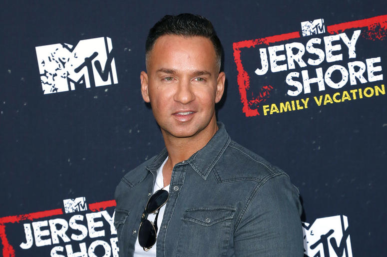 n this March 29, 2018 file photo, Mike "The Situation" Sorrentino arrives at the "Jersey Shore Family Vacation" premiere in Los Angeles
