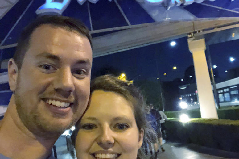 Couple visits Disney parks on two coasts in one day Couple visits Disney parks on two coasts in one day