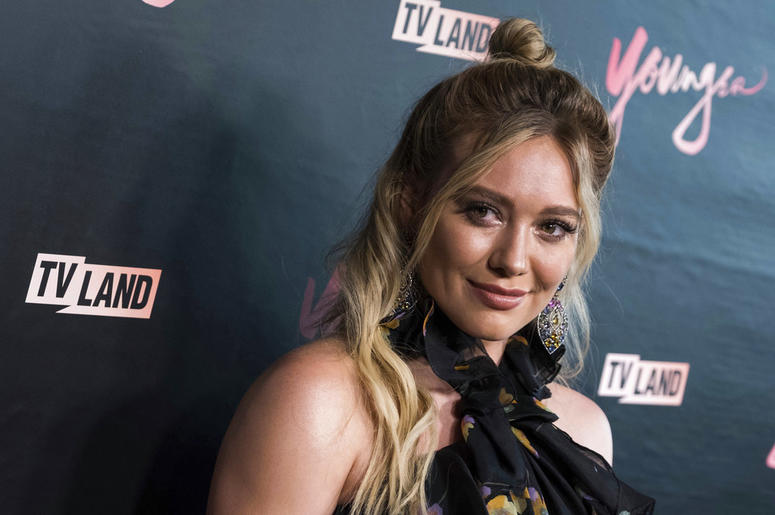 In this June 27, 2017, file photo, Hilary Duff attends TV Land's "Younger" season 4 premiere party in New York. Duff is celebrating the birth of her daughter DO NOT USE