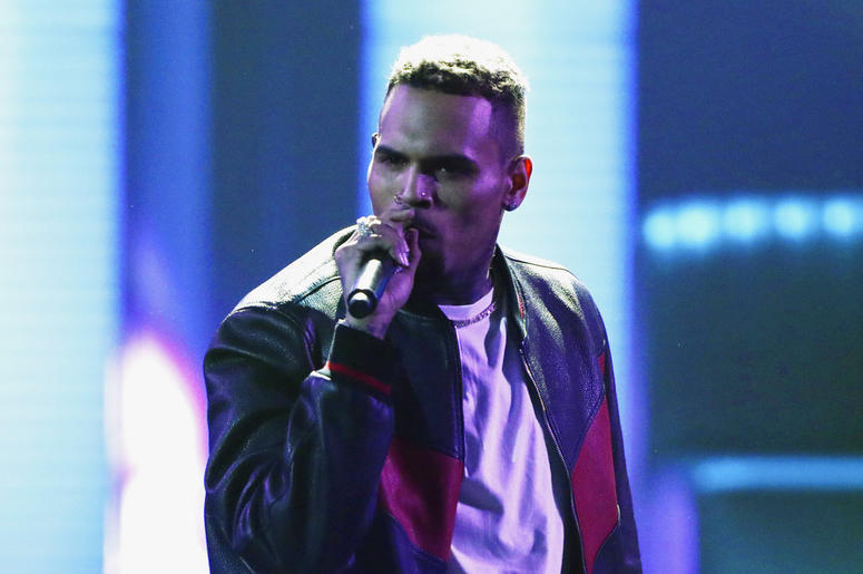 Chris Brown performs at the BET Awards at the Microsoft Theater in Los Angeles. DO NOT USE