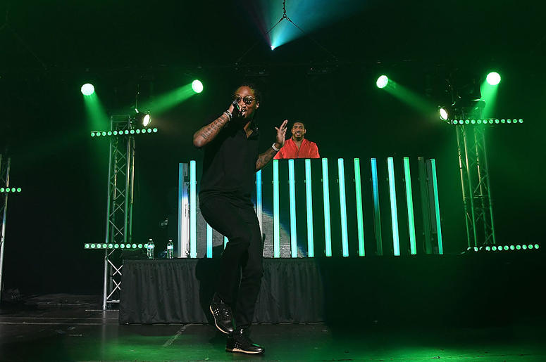 Rapper Future performs on stage at Gucci and Friends Homecoming Concert at Fox Theatre on July 22, 2016 in Atlanta, Georgia.