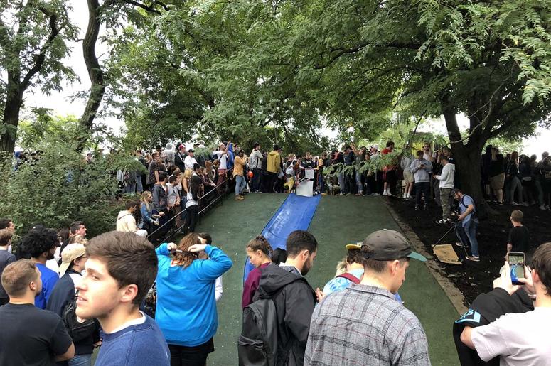 Mac Miller Vigil at Blue Slide Park in Pittsburgh Mac Miller Vigil at Blue Slide Park in Pittsburgh