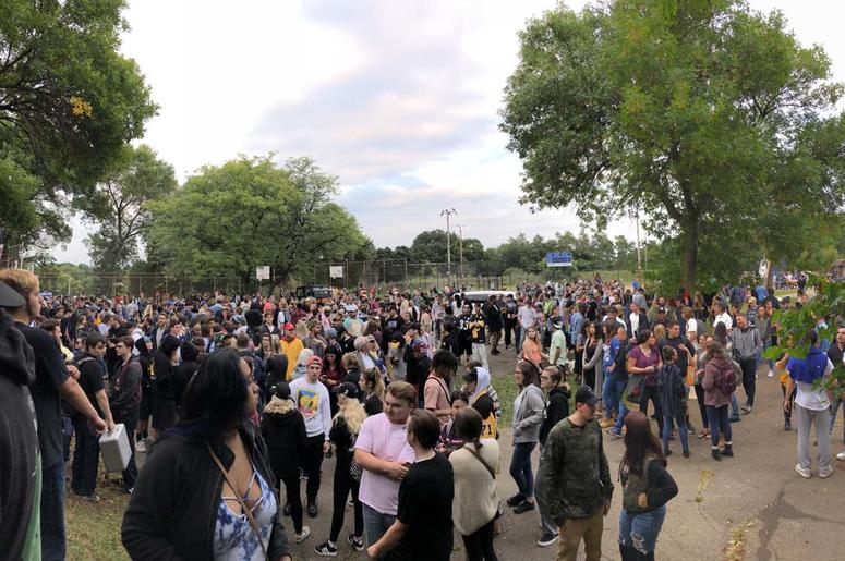 Mac Miller Vigil at Blue Slide Park in Pittsburgh Mac Miller Vigil at Blue Slide Park in Pittsburgh