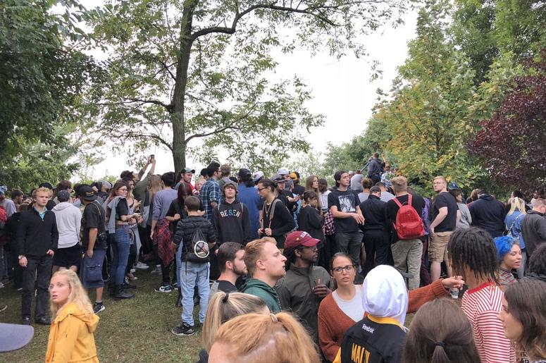 Mac Miller Vigil at Blue Slide Park in Pittsburgh Mac Miller Vigil at Blue Slide Park in Pittsburgh