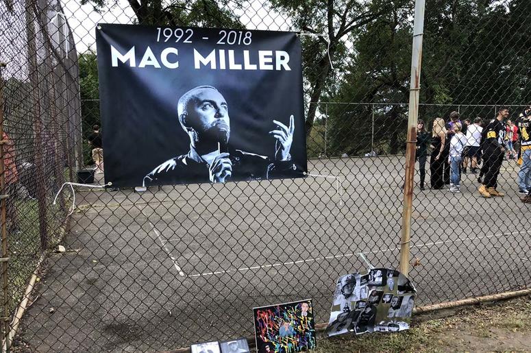 Mac Miller Vigil at Blue Slide Park in Pittsburgh Mac Miller Vigil at Blue Slide Park in Pittsburgh