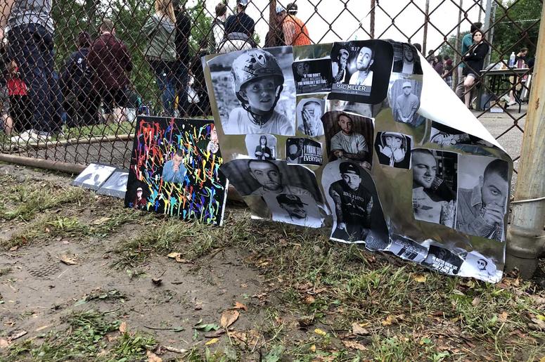 Mac Miller Vigil at Blue Slide Park in Pittsburgh Mac Miller Vigil at Blue Slide Park in Pittsburgh