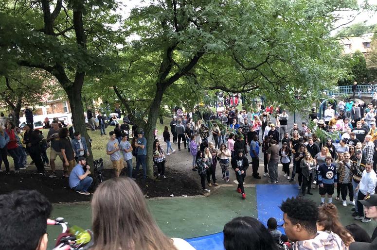 Mac Miller Vigil at Blue Slide Park in Pittsburgh Mac Miller Vigil at Blue Slide Park in Pittsburgh