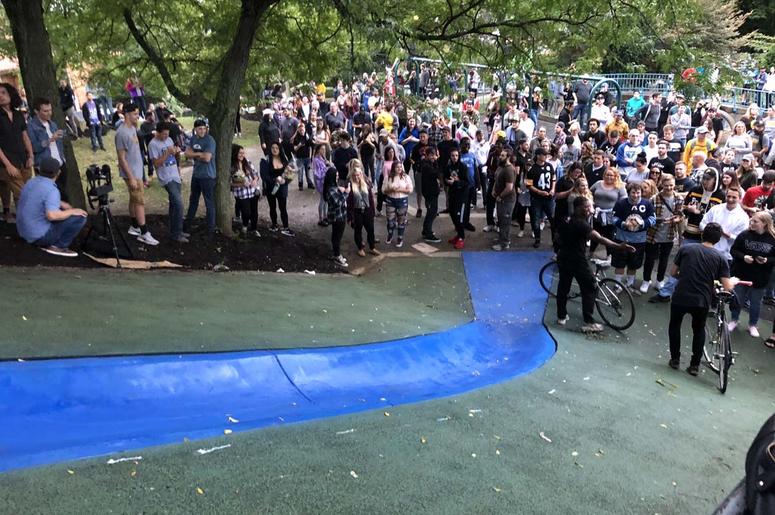 Mac Miller Vigil at Blue Slide Park in Pittsburgh Mac Miller Vigil at Blue Slide Park in Pittsburgh