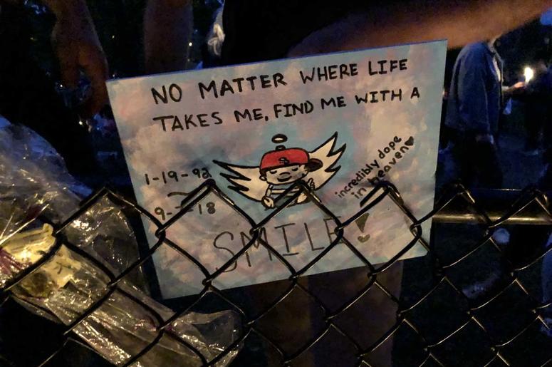 Mac Miller Vigil at Blue Slide Park in Pittsburgh Mac Miller Vigil at Blue Slide Park in Pittsburgh