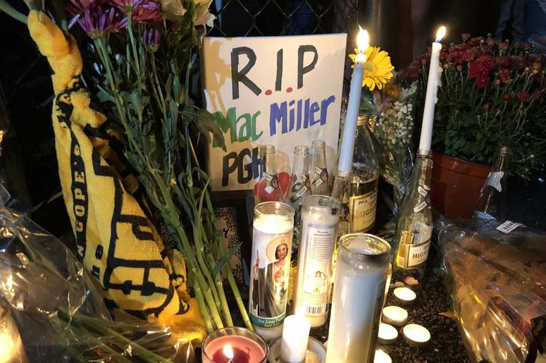 Mac Miller Vigil at Blue Slide Park in Pittsburgh Mac Miller Vigil at Blue Slide Park in Pittsburgh