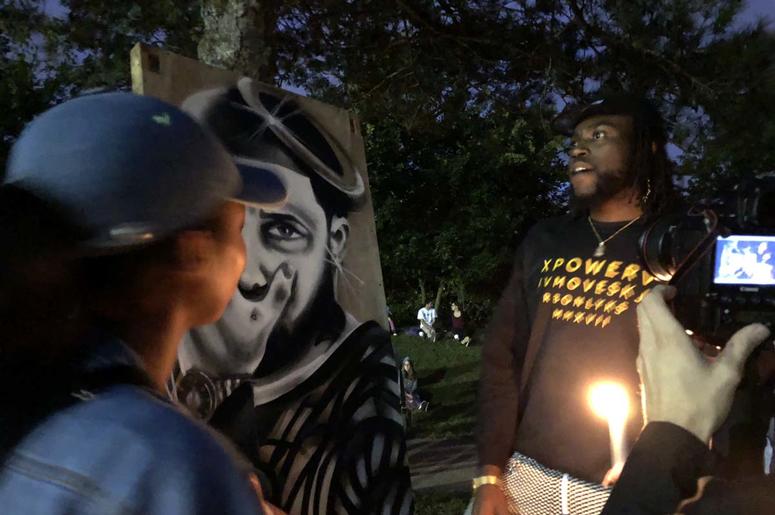 Mac Miller Vigil at Blue Slide Park in Pittsburgh Mac Miller Vigil at Blue Slide Park in Pittsburgh